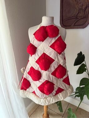 Kids Cherry Pie Halloween Costume Padded Food Costume Size 6–8 handmade
